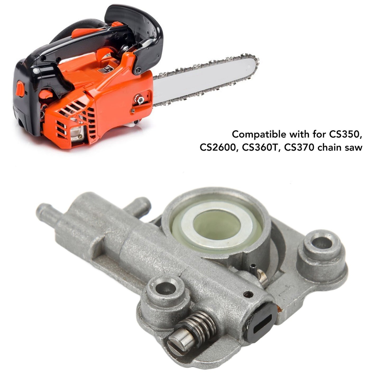 ya 17 Oil Pump With Metal Worm Gear Replacement For CS350 CS2600 CS360T P02101089