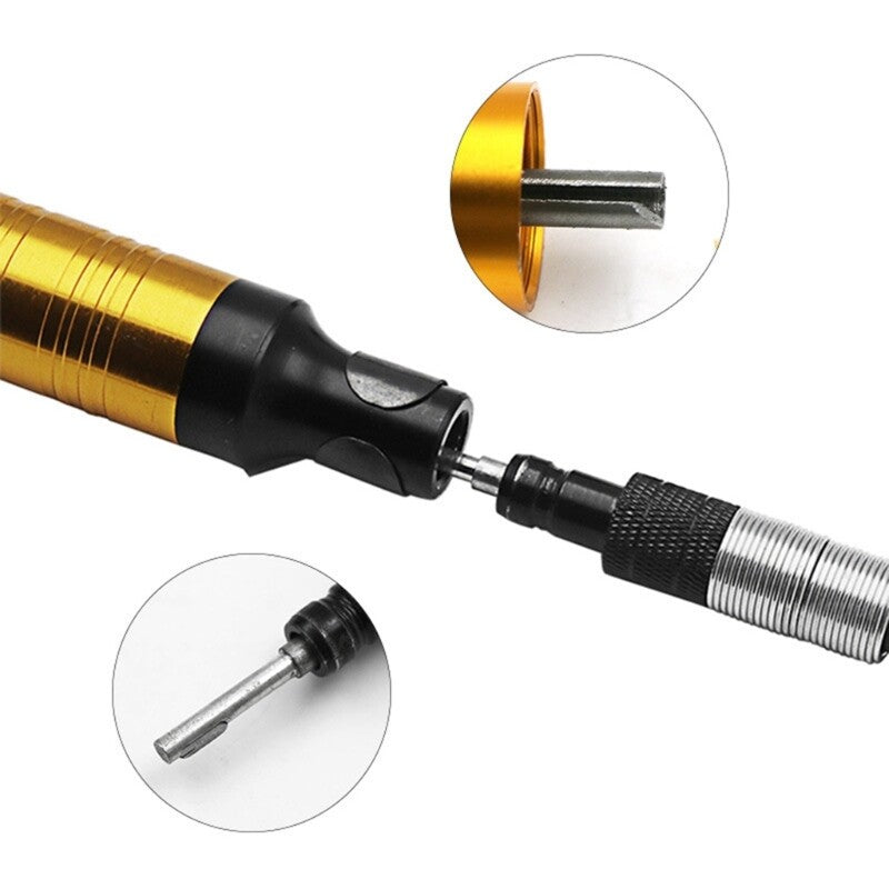 ya 26 Flexible Shafts Tube Extension with 0.3-6.5mm Drill Chuck for Die Grinder