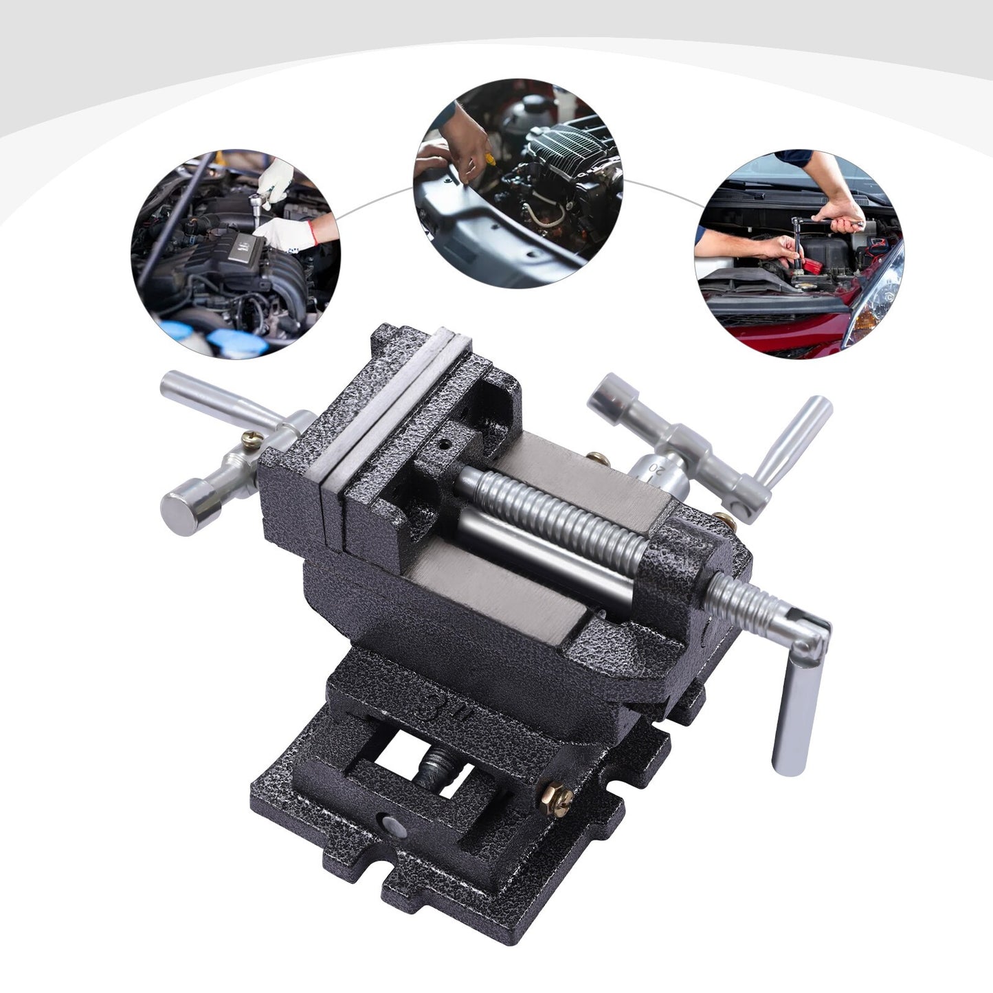ya-26-7.28-3-CROSS-DRILL-PRESS-Vise-X-Y-Clamp-Heavy-Duty-Machine-Slide-Metal-Milling-2-Wayf