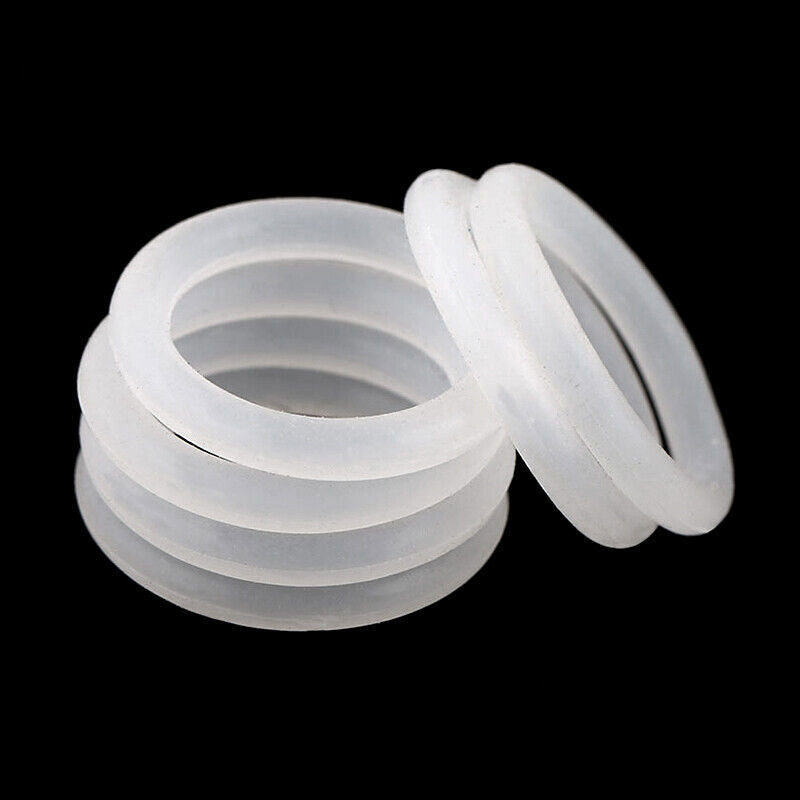 Food Grade White Silicone O-Rings, 3.5mm Cross Section, OD 12mm-85mm