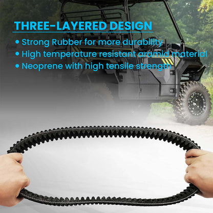 ya 5 8.7 CVT Clutch Belt for Kawasaki Mule PRO DX FX FXT FXR DXT KAF 820 1000 2015-2024