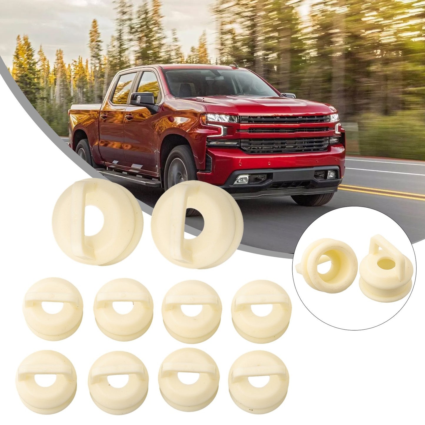 ya 12 5.22 for for Chevrolet for Silverado Auto Shifter Cable Linkage Bushing Rubber Repair Kit