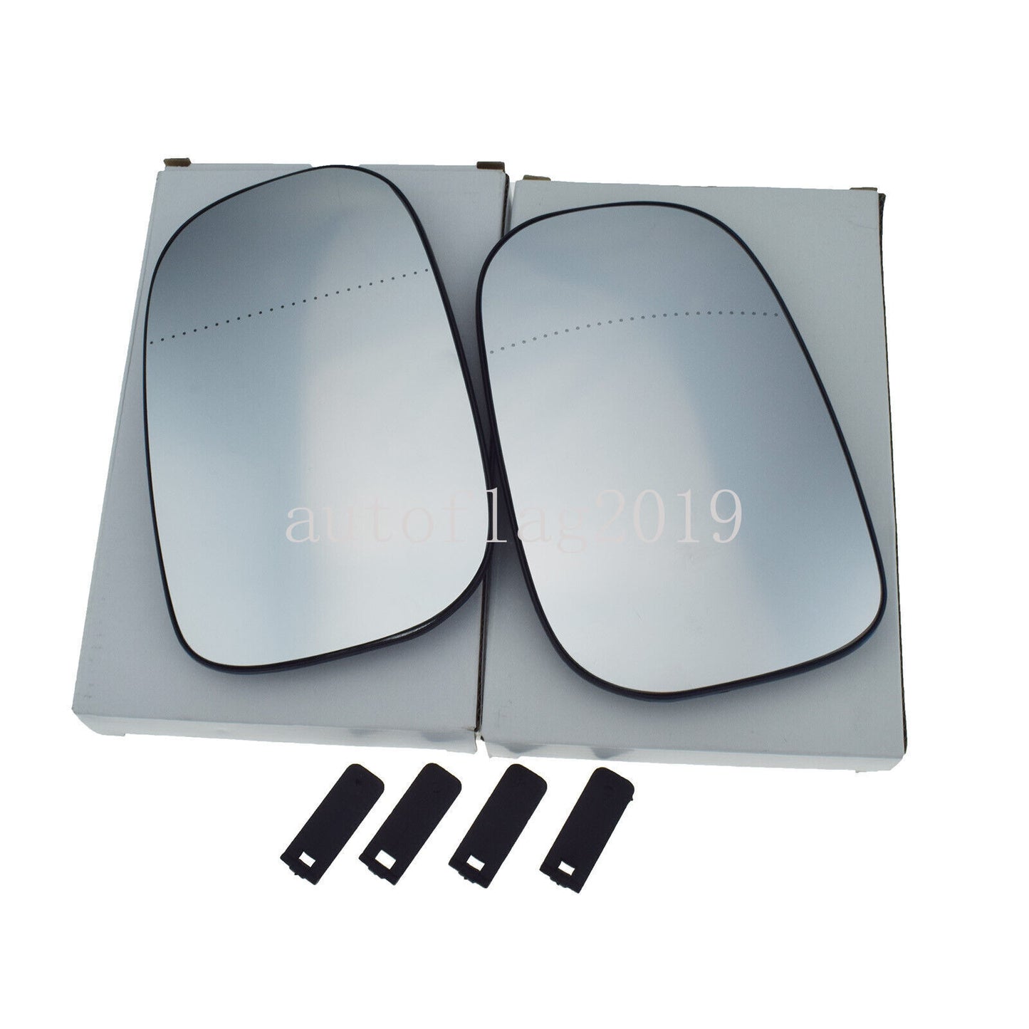 ya 1 8.12 baidi Suitable for Volvo S40 S60 C30 C70 V50 V70 2 pieces left and right mirror glass with back plate 