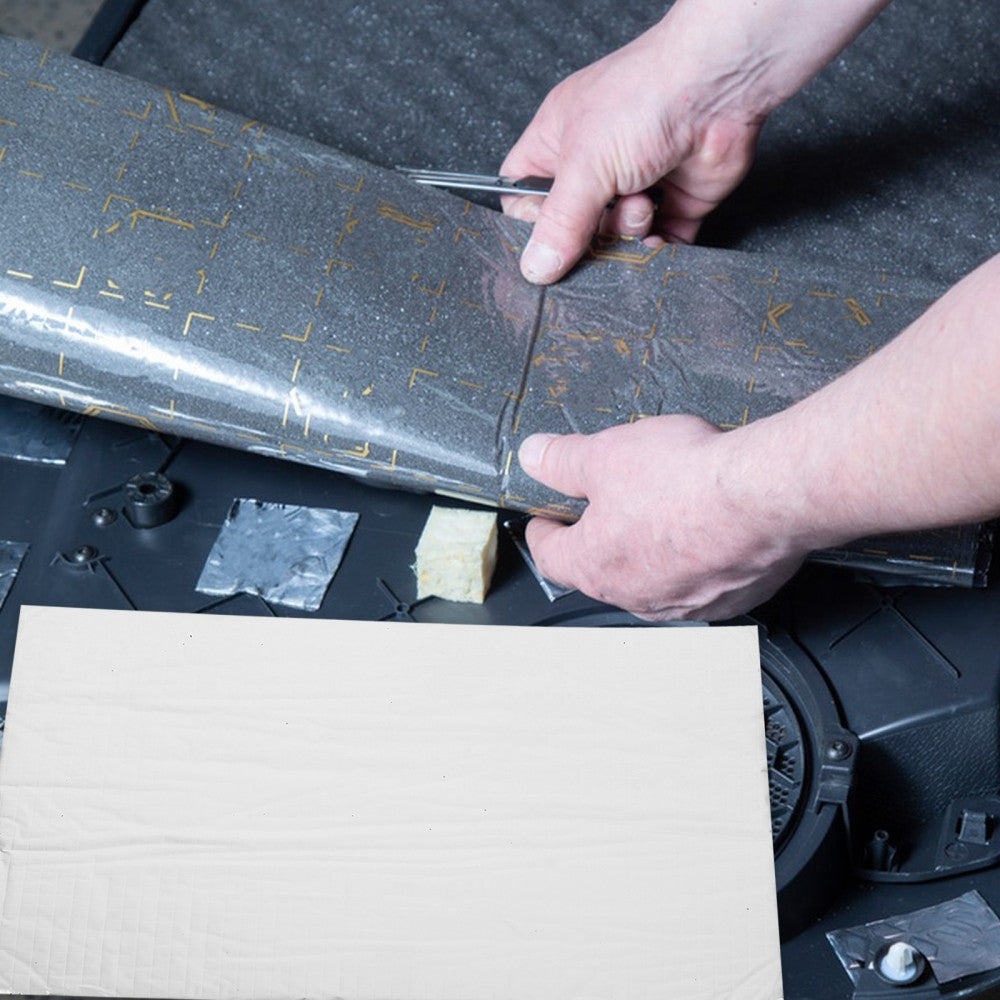 ya 5 8.7 10 Pcs Car Thermal Insulation Pads Sound Deadener Mat Deadening