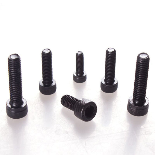 M10 Fine Full Thread Allen Hex Socket Bolt Cap Head Screw BLK 12.9 Steel DIN912
