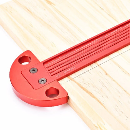 ya 14 Woodworking Scriber T-Shaped Marking T Ruler Aluminum Hole Positioning Gauges