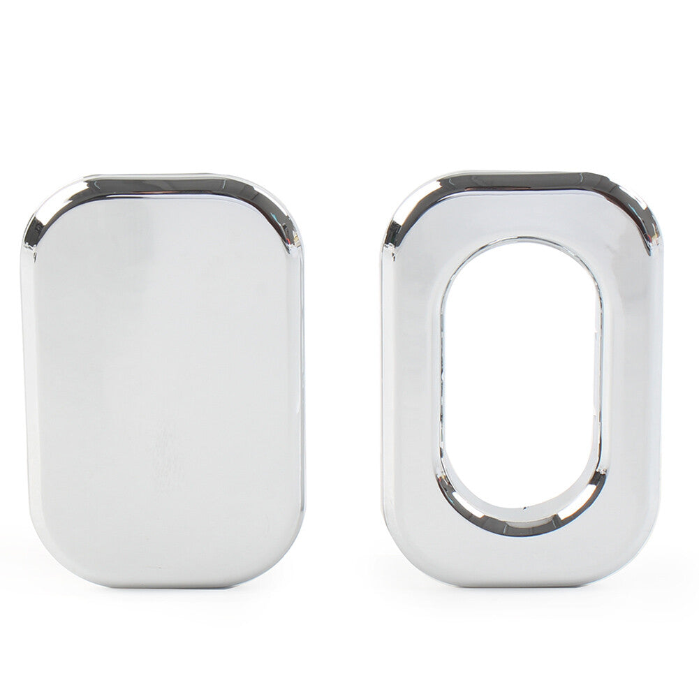 ya 5 8.7 Antenna Hole Accent + Filler Cover Fit for Harley Road Street Glide FLHR FLHX Chrome