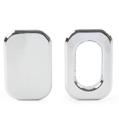 ya 5 8.7 Antenna Hole Accent + Filler Cover Fit for Harley Road Street Glide FLHR FLHX Chrome