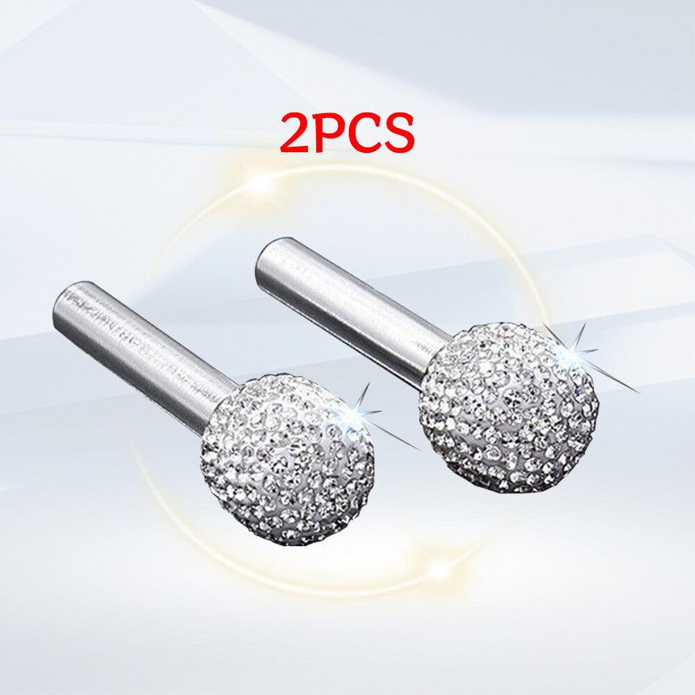 ya 8 5.26.2 2Pcs Universal Luxury Rhinestone Handles Door Interior Door Lock Knob Pin