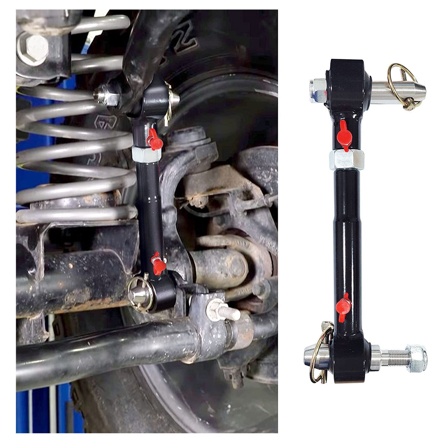 Quick Disconnect Sway Bar Link for 98-06 TJ Cherokee 84-01 XJ with 2.5-6  Lift 