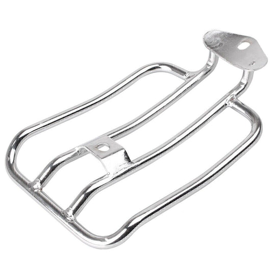 ya 12 5.21 Solo for SEAT Luggage Rack for Harley Sportster XL 883 2004-06 Chrome