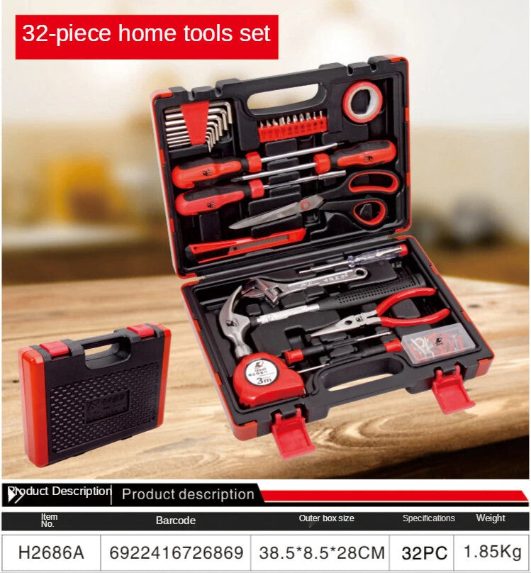 ya 26 32pcs Multifunctio l Household Hardware Combi tion Tool Set Manual Repair