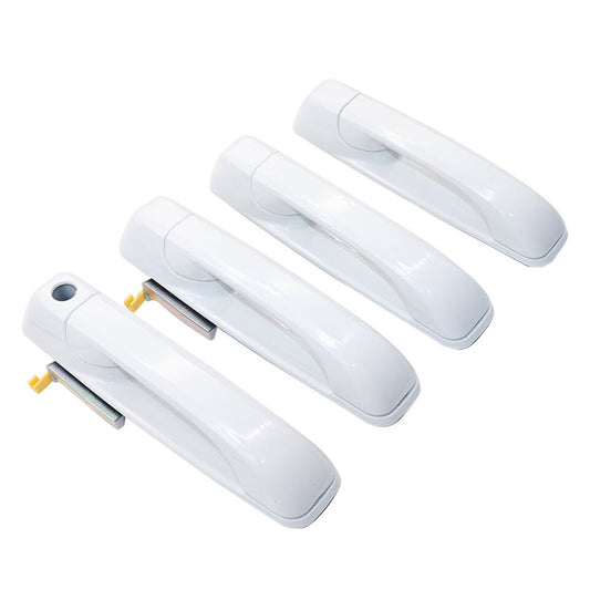 ya 13 5.27 4x Car Bright White for Dodge for Ram 1500,2500,3500 Painted Door Handles 1GH21GW7AF