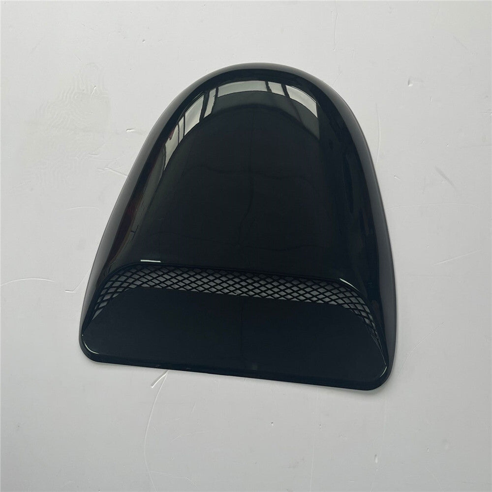 ya 1 6.30 Car Air Flow Intake Scoop Accessory Hood Bonnet Decorative Vent Cover Kit Black