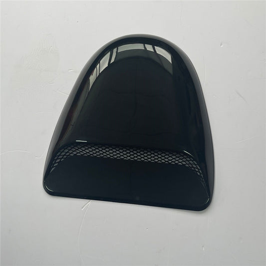 ya 1 6.30 Car Air Flow Intake Scoop Accessory Hood Bonnet Decorative Vent Cover Kit Black
