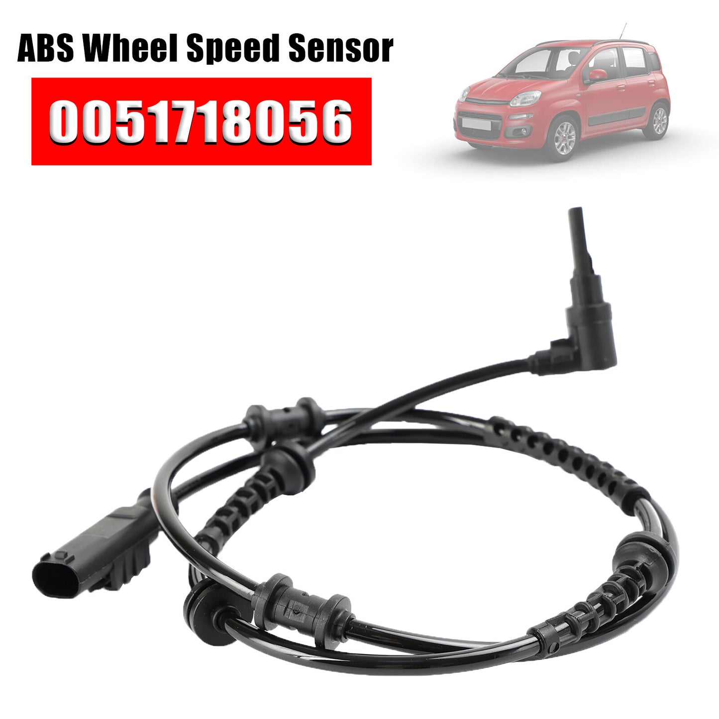 ya 1 8.5.1 ABS Wheel Speed Sensor Front Left/Right for Fiat for Panda 169 0051718056 #1