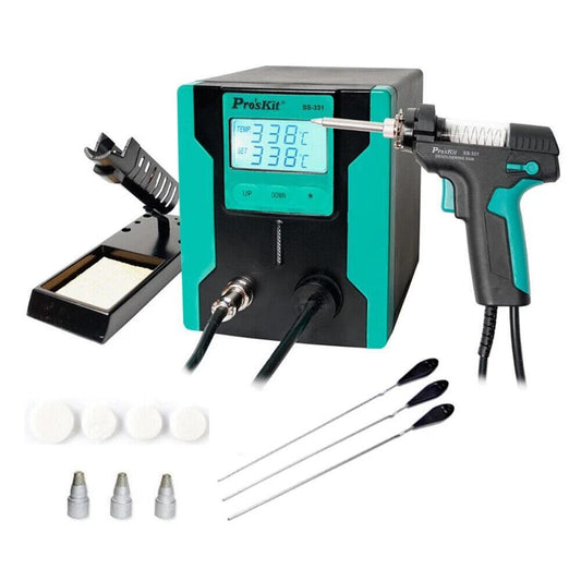 SS-331H Digital LCD Desoldering Station Electric Desoldering Gun Tin Sucker 220V