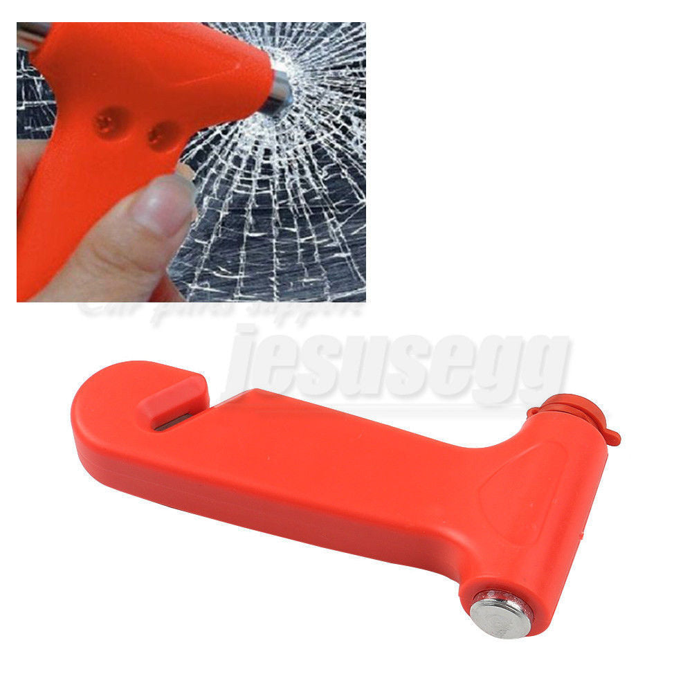 ya 28 Car Window Breaker Emergency Escape Tool Life-Saving Hammer Belt Cutter Tool