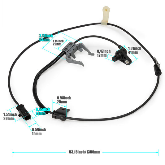 1X 89542-08050 for Toyota for SIENNA Front Right Side ABS Wheel Speed Sensor New