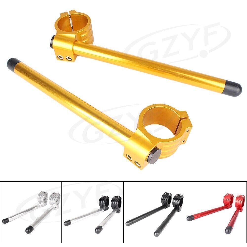 ya 2 6.26 For Cafe Racer Universal Motorcycle 7/8 Clip-On Handlebars 50mm Fork Tube