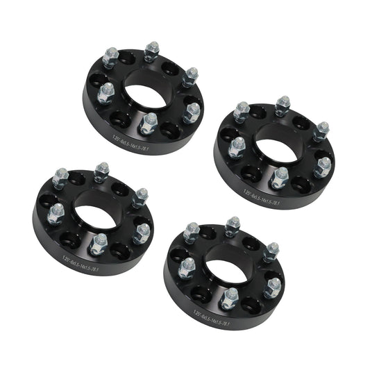 ya 1 7.3 4X Wheel Spacers14x1.5 Studs 78.1mm1.25inch 6x5.5 Hub Bore for Chevrolet