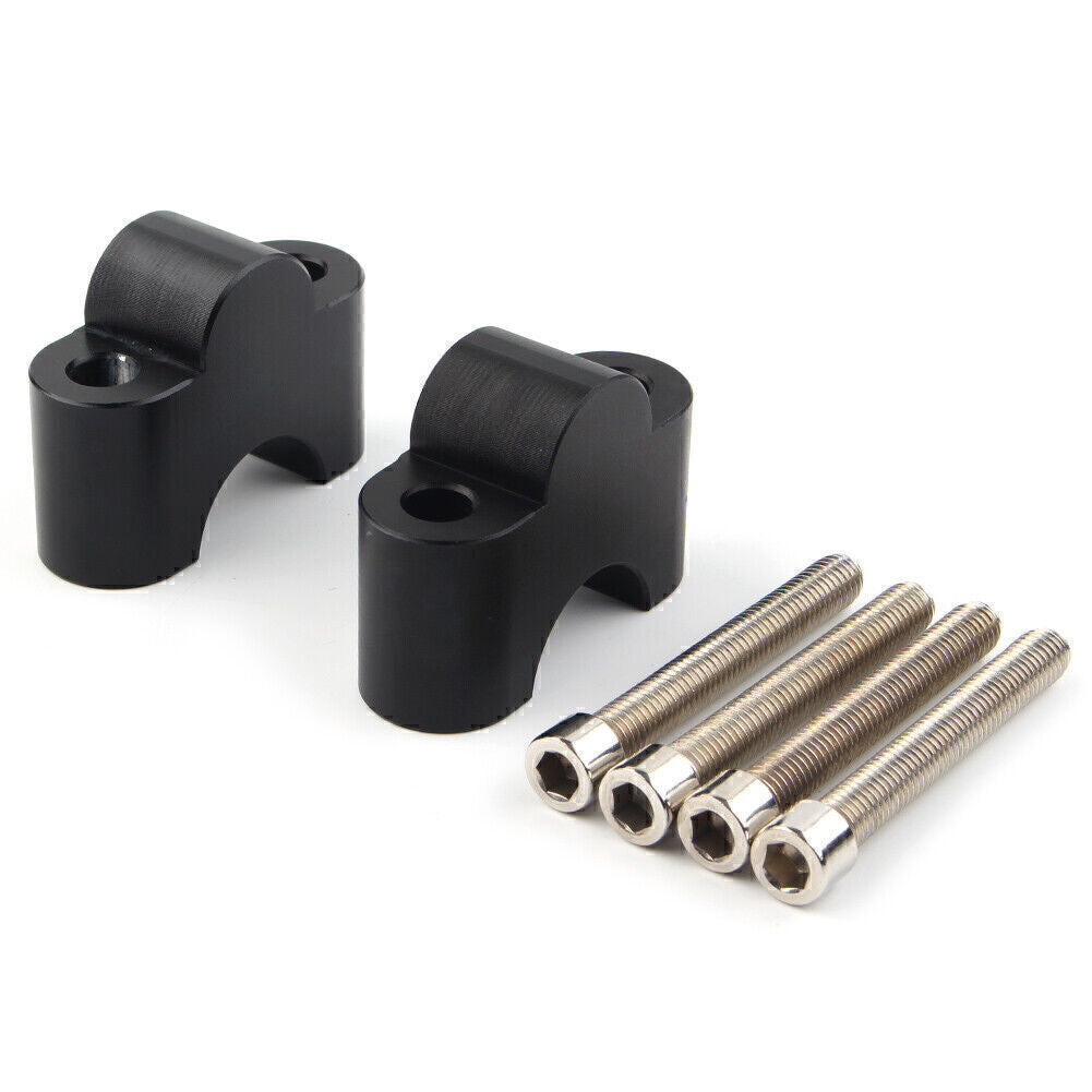ya 5 8.7 1 1/8 28mm CNC Handlebar Risers Bar Mount Clamp Adapter For Sc for Ram bler / EFI