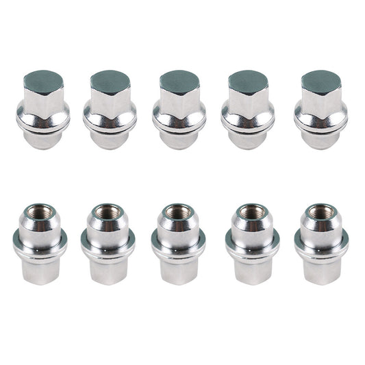 ya 8 5.27.2 10x Wheel Lug Nut Set 16mmX1.5 Fit for Land Rover for Range for Rover Discovery for Defender