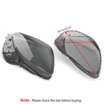 ya 1 8.12 baidi Headlight Replacement Lens Driver Passenger L&R PAIR Smoke Fit Corvet C6 05-2013