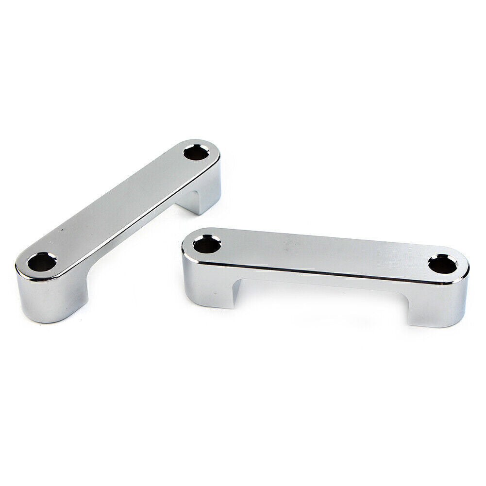 ya 5 8.7 Silver Wrap Front Fender Brackets Spacers 30 Inch Fit for Harley Touring 1996-2013