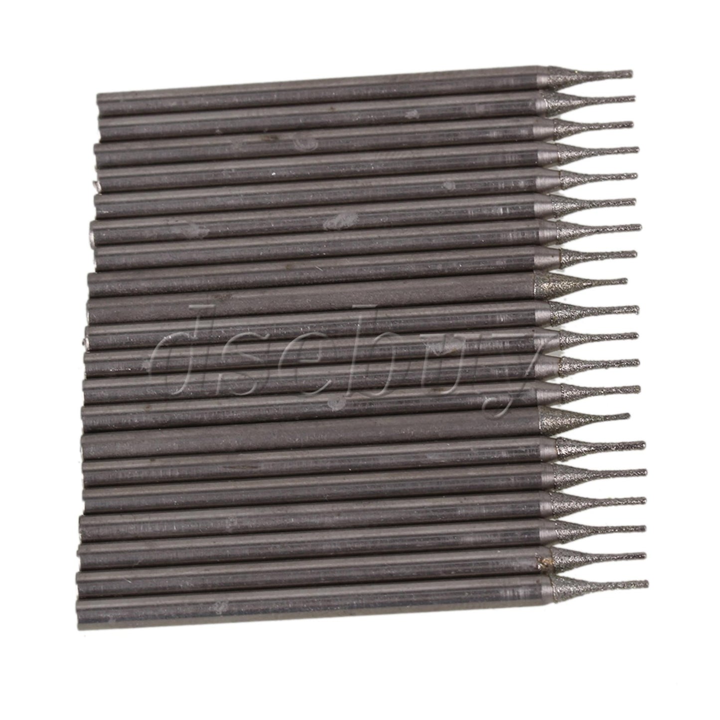 ya 25 20PCS 0.5MM Silver Diamond Coated hole bit Drills Gems Solid Bits Drill