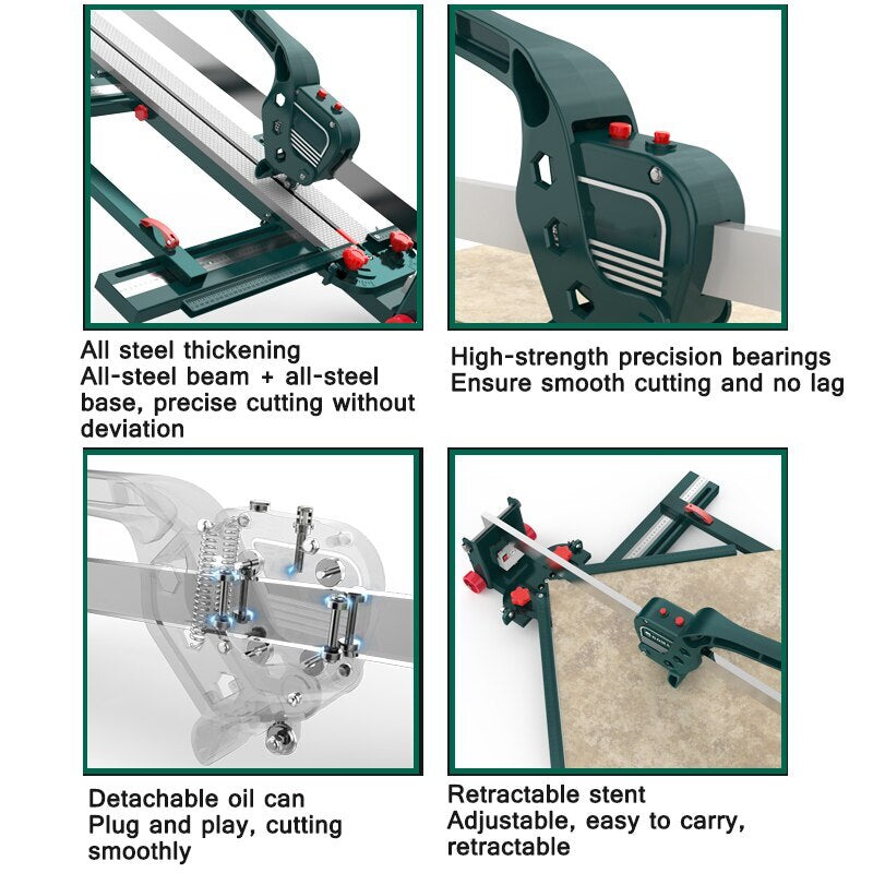 ya 25 Manual Ceramic Tile Cutting Laser Inared Positioning Integrated Rebound