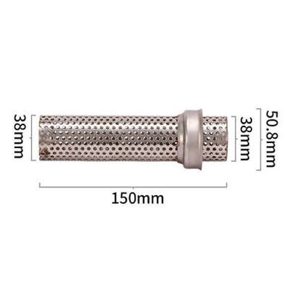 ya 5 8.7 Motorcycle Pipe Insert Muffler 51mm Tail Tip Vent Pipe Baffle Silencer