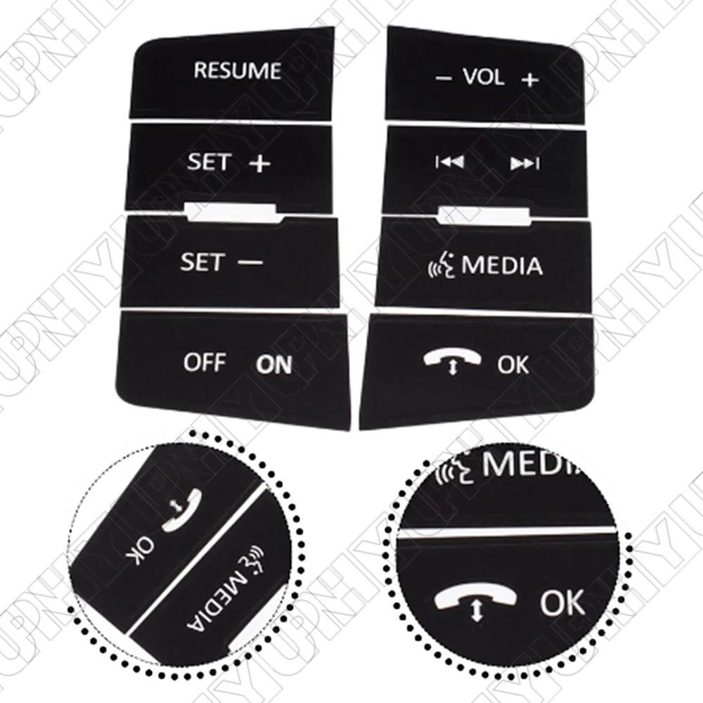 ya 13 Durable Car Steering Wheel Button Repair Decal Stickers for Ford Focus 2008-2010