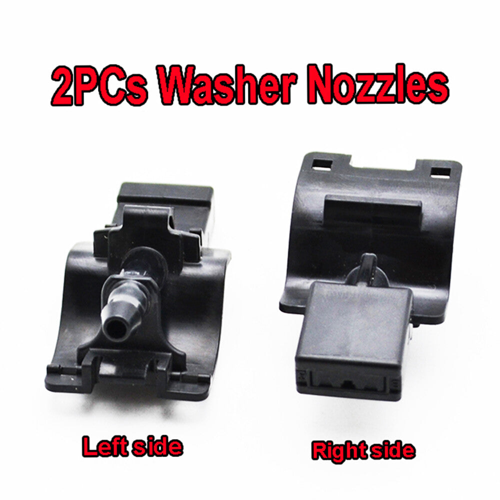 ya 13 2pcs Front Windshield Washer Nozzles Kit for Toyota Prius XW30 Prius V for Camry L+R