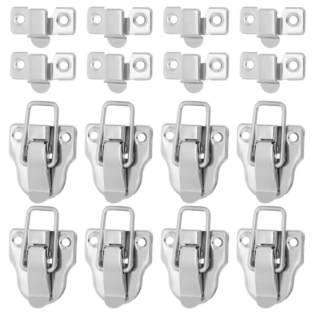 ya 14 12 Pcs Retro Hardware Buckle Lock Box Latch Metal Toolbox Padlock Hasp