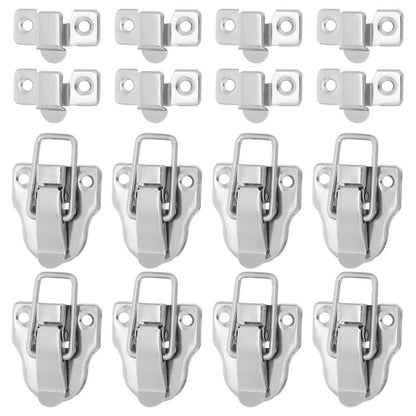 ya 14 12 Pcs Retro Hardware Buckle Lock Box Latch Metal Toolbox Padlock Hasp