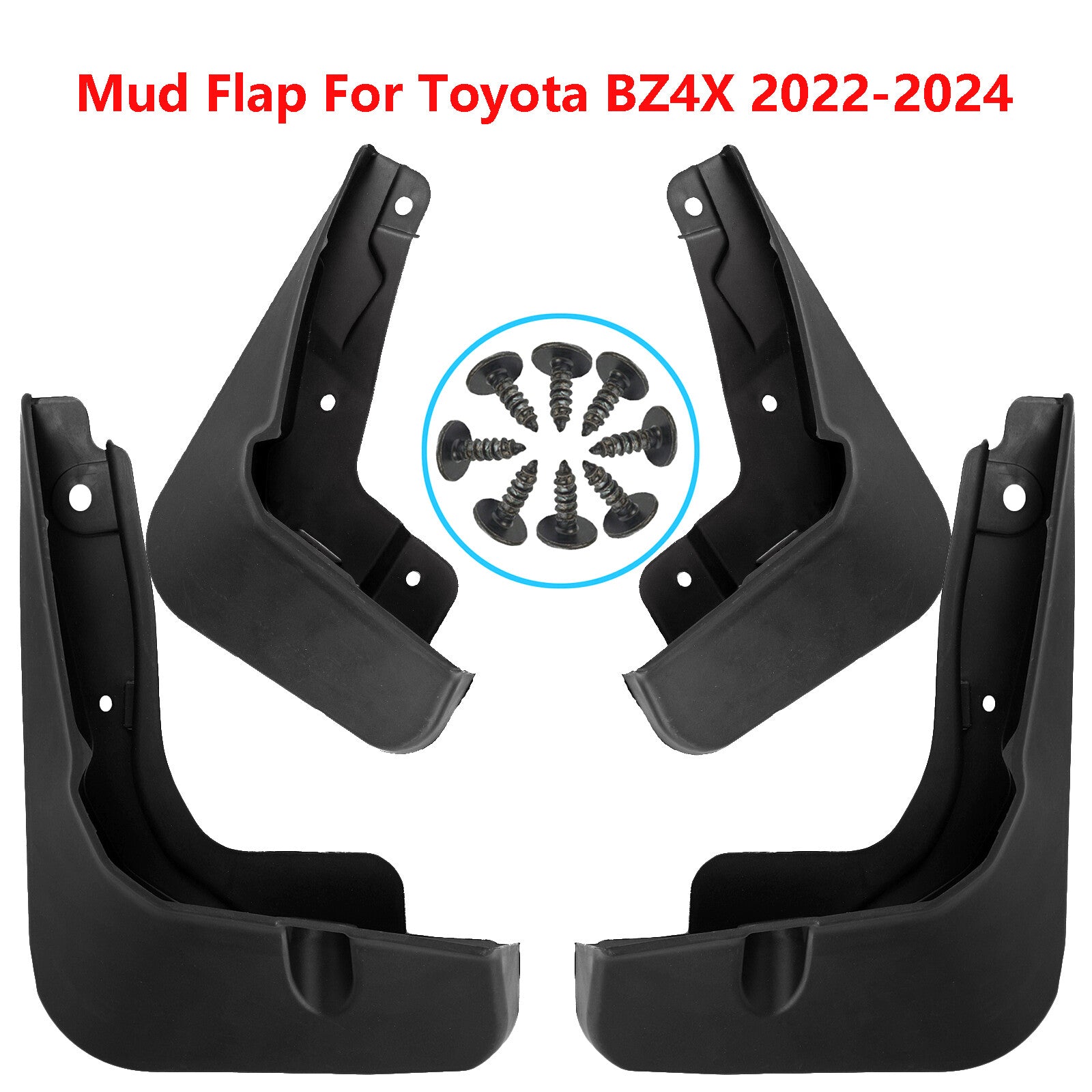 ya 5 8.7 4X for Toyota BZ4X Splash Guards Mudguards Mudflaps Mud Guards Fender 2022-2024