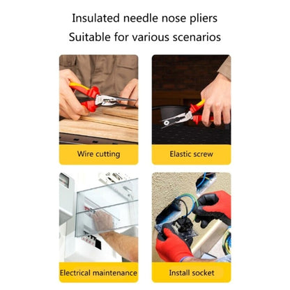 ya 25 Reliable Insulated Electrical Pliers, 6Inch Long, Suitable for High Voltage
