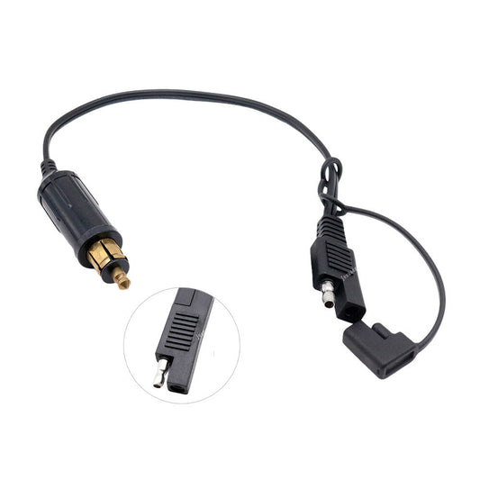 ya 4 6.22 DIN Powerlet Plug to SAE Adapter Connector Cord Cable for BMW Motorcycle