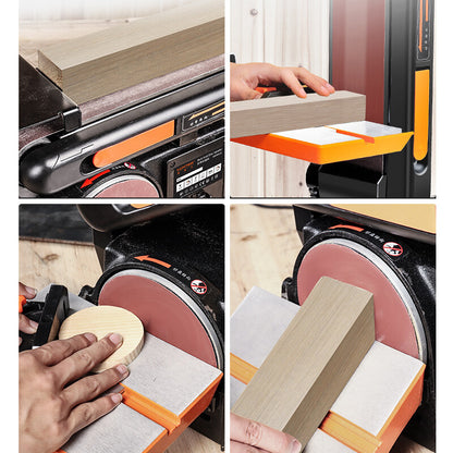 ya 17 Electric Belt Disc Sander Wood Sanding Machine Grinding Polishing Machine 220V