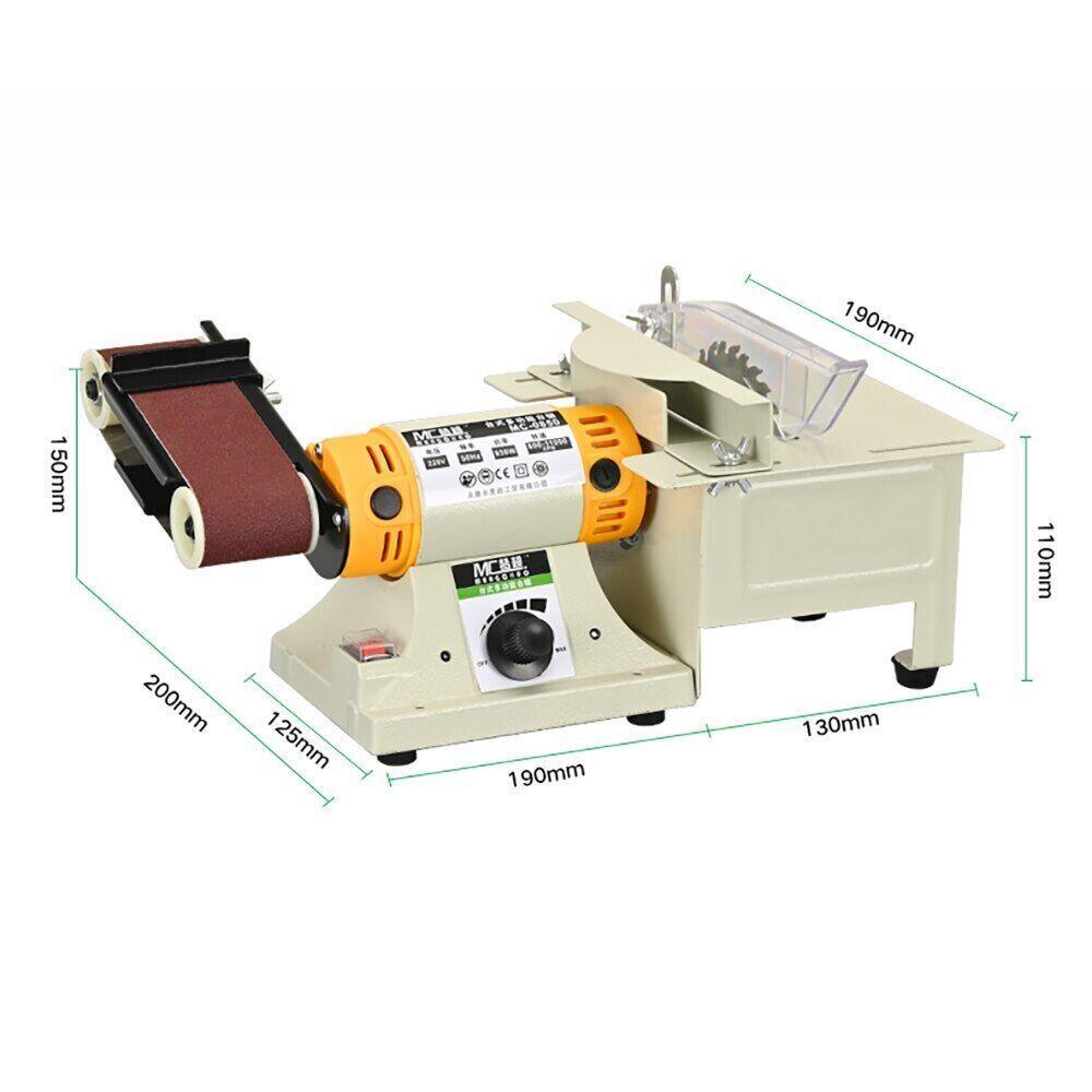 ya 17 220V Belt Machine Desktop Abrasive Belt Grinding Machine DIY Electric 850W