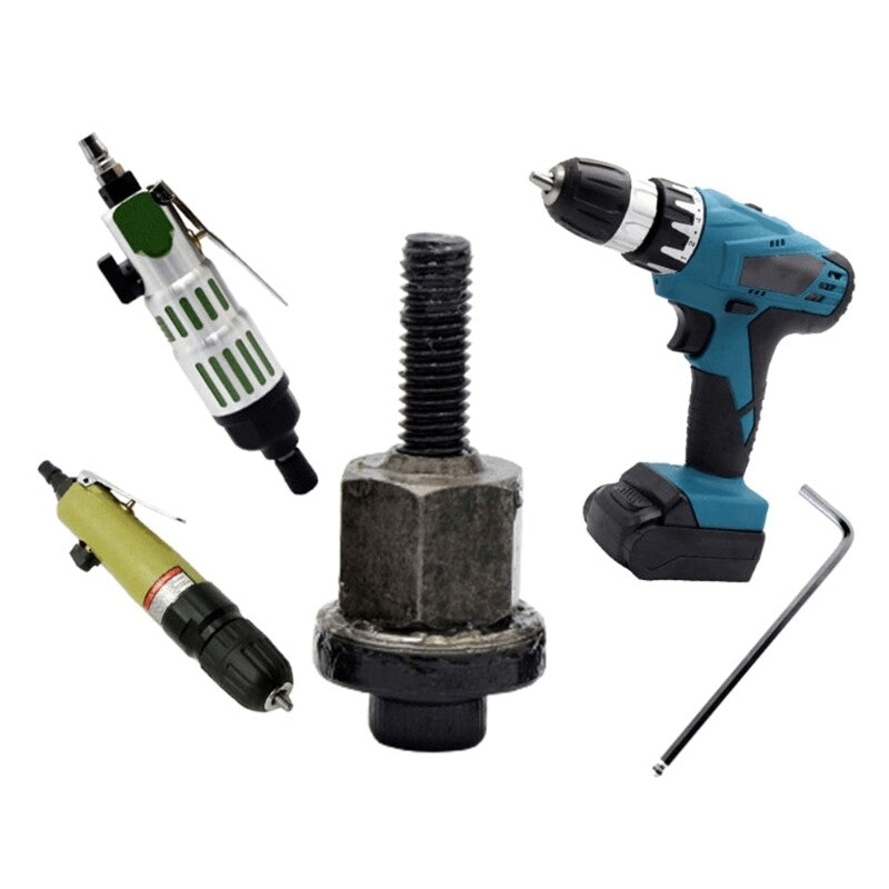 ya 14 Rivet Nut Drill Adapter Tool Riveting Manual Threaded Hand Riveter Tips 5PCS