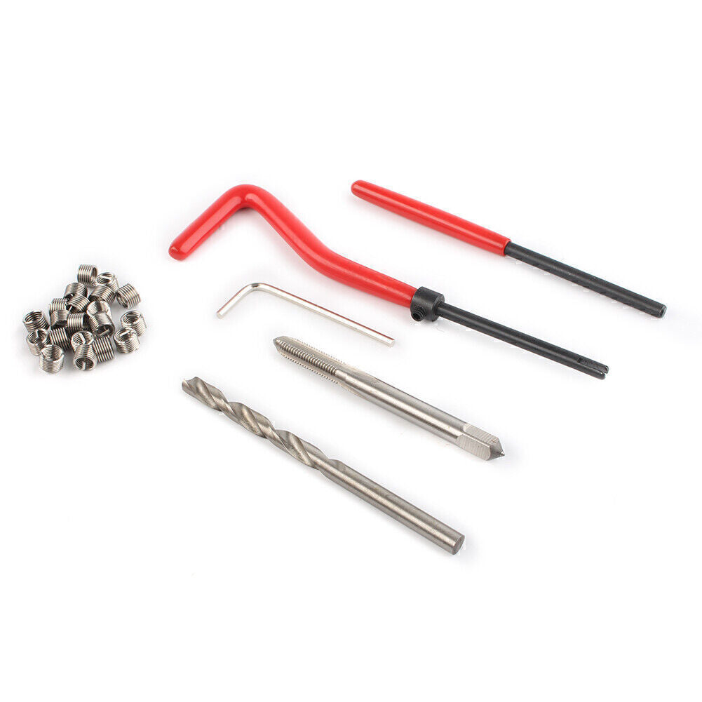 ya 5 8.7 25x Metric Thread Re2x Insert Kit M7x1.0 mm Helicoil Car Pro Coil Tool