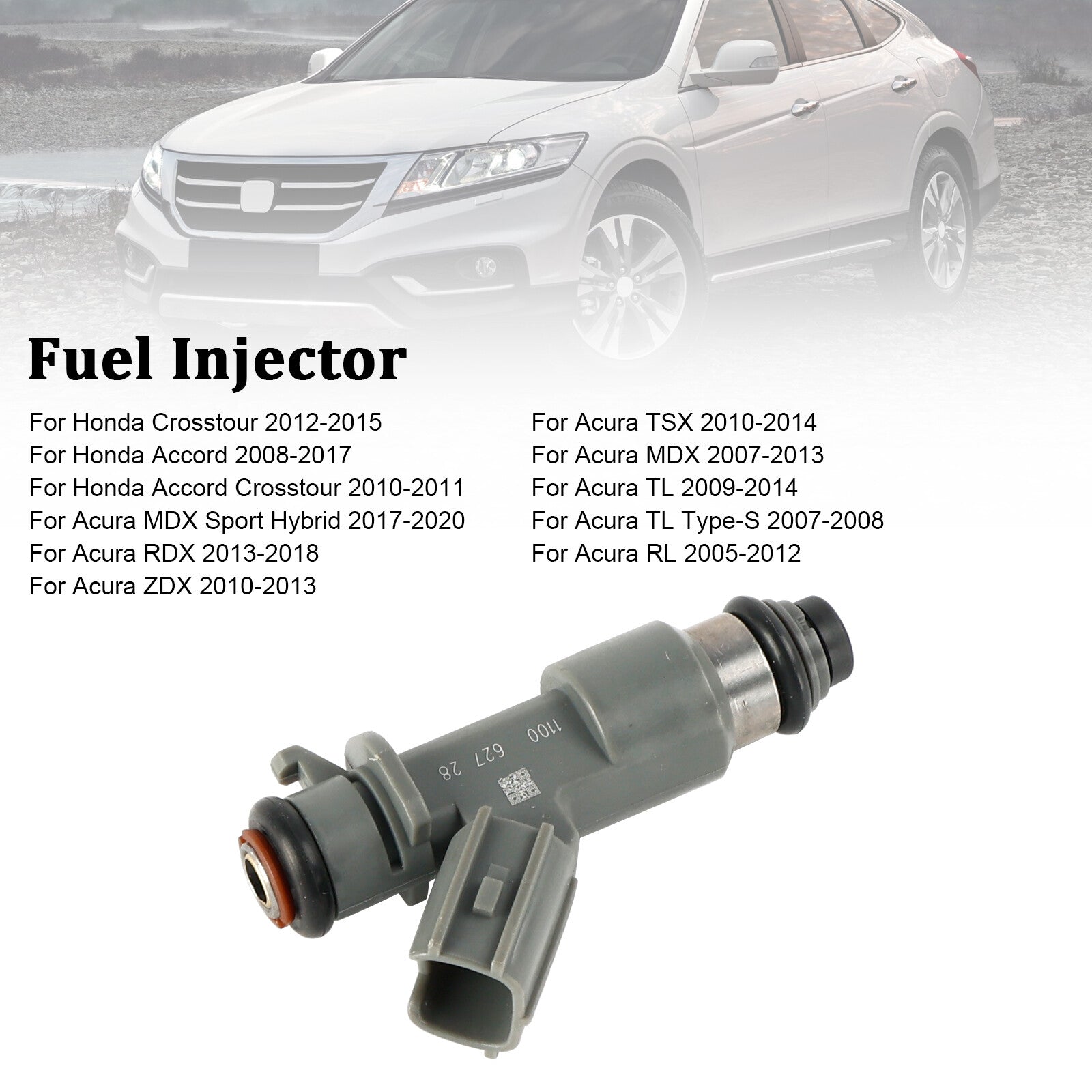 ya 1 8.5.1 1PCS Fuel Injector 16450-R70-A01 For Accord Crosstour MDX 3.0L 3.5L 3.7L V6