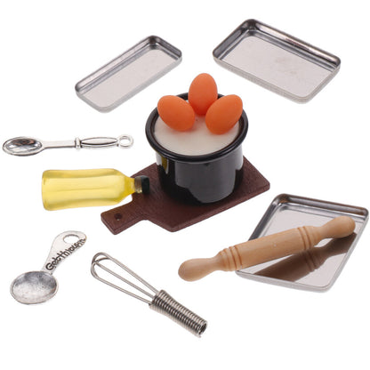 ya 26 1 Set ature Baking Tools Play Baking Tool Tiny House Kitchen Decoration