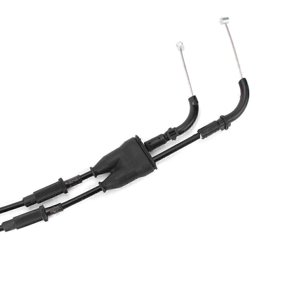 ya 5 8.7 2x Throttle Cable Wire LineFit for Kawasaki ZX10R ZX-10R 2006-2007 Black