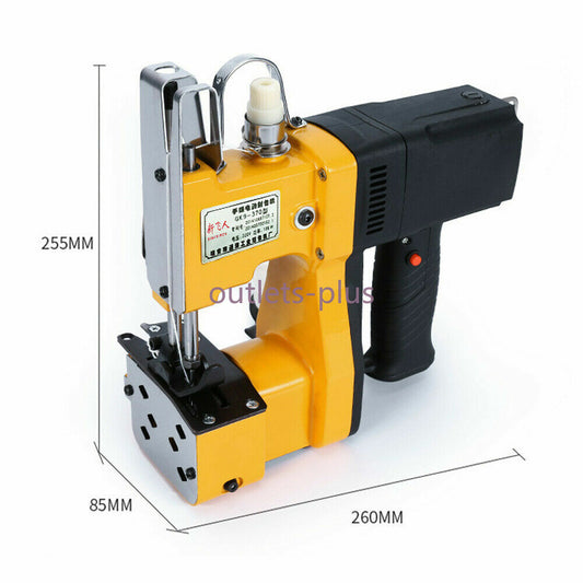 36V Wireless Portable Electric Bag Stitching Closer Sack Seal Sewing Machine New