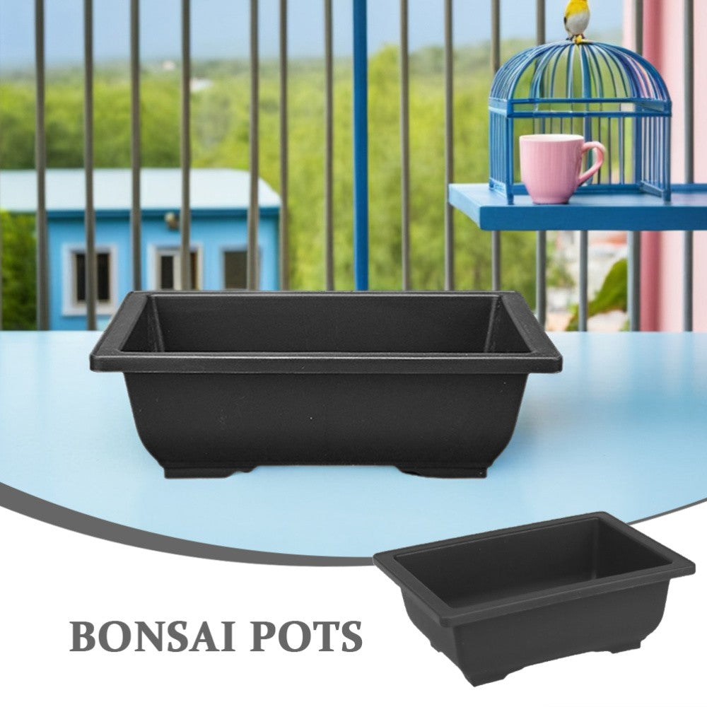 ya 14 5 Pcs Bonsai Pots tangular Flower Flowerpot Succulent Planter