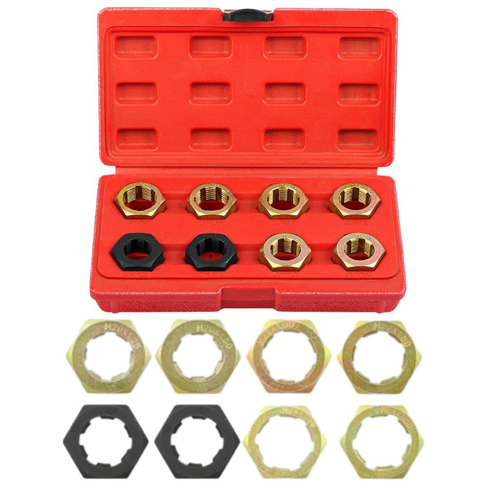 ya 14 Convenient Storage and Transport Axle Spindle Rethreading Tool Set with Case
