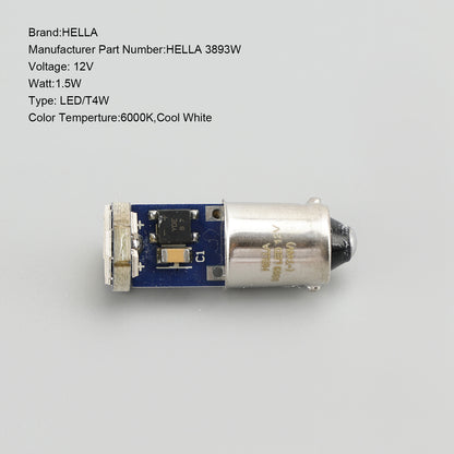 ya 1 8.12 baidi 10X For LED Retrofit 3893W T4W 12V 1.5W BA9S 6000K